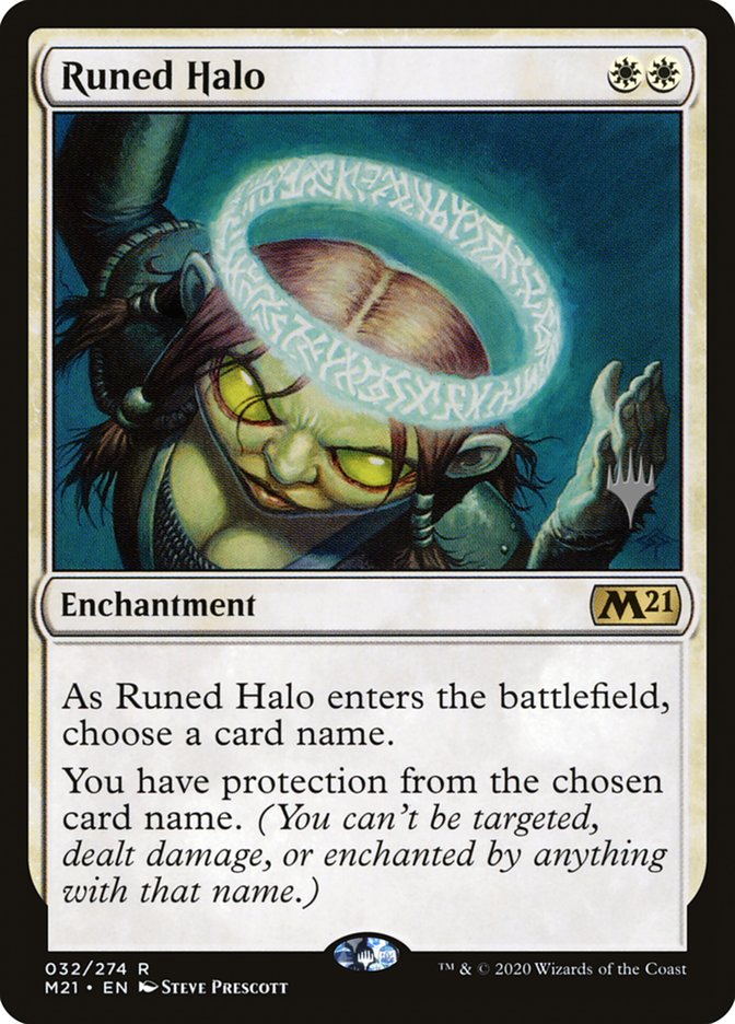 Runed Halo (Promo Pack) [Core Set 2021 Promos] | Cracking-Singles