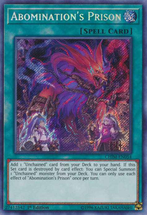 Abomination's Prison [CHIM-EN054] Secret Rare | Cracking-Singles