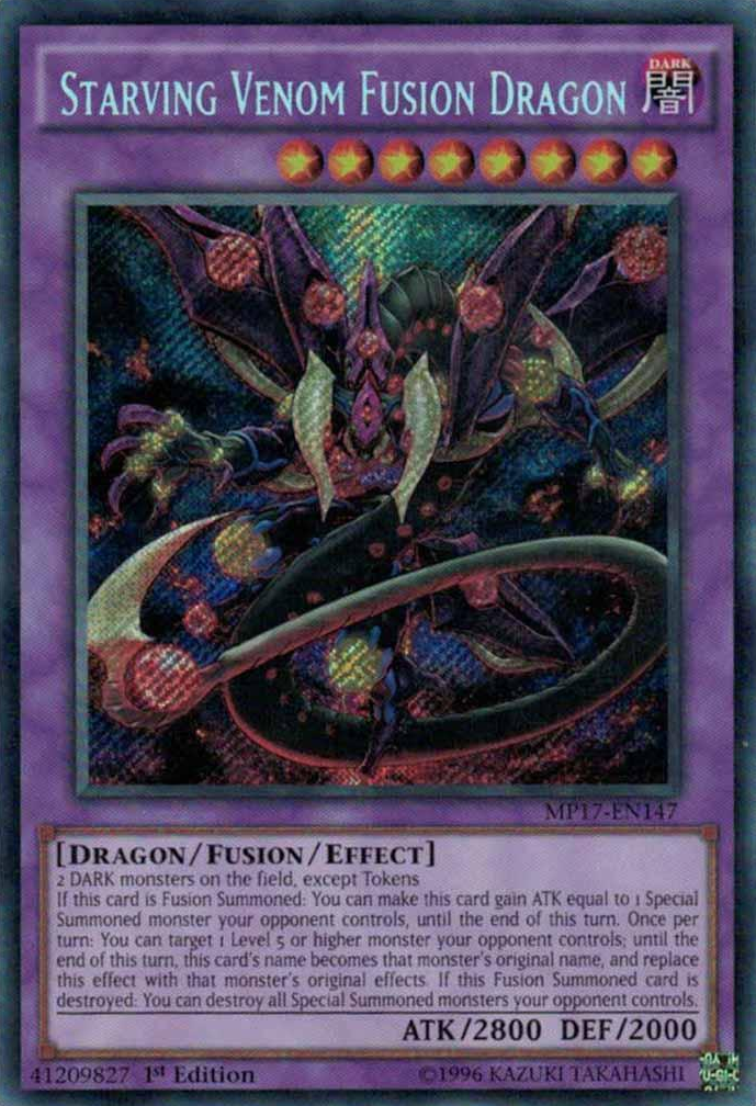 Starving Venom Fusion Dragon [MP17-EN147] Secret Rare | Cracking-Singles