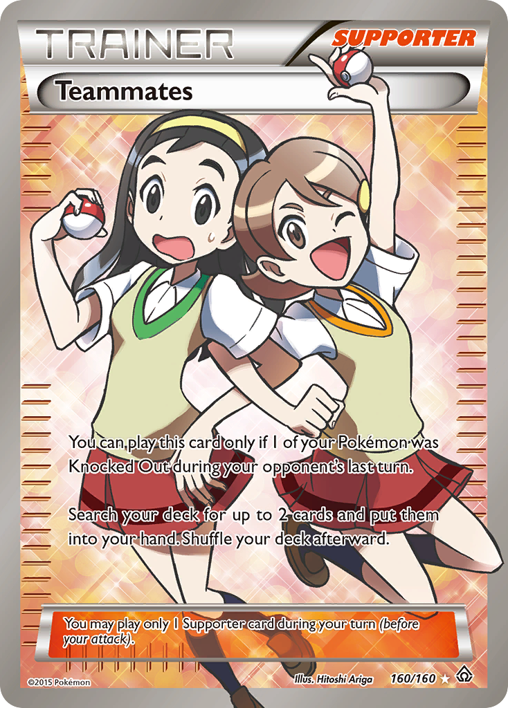 Teammates (160/160) [XY: Primal Clash] | Cracking-Singles