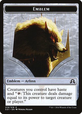 Emblem - Arlinn Kord [Shadows over Innistrad Tokens] | Cracking-Singles