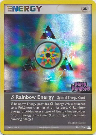 Rainbow Energy (98/110) (Delta Species) (Stamped) [EX: Holon Phantoms] | Cracking-Singles