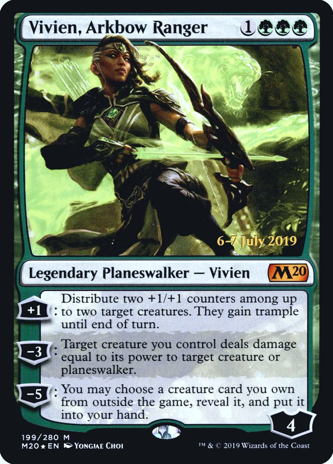 Vivien, Arkbow Ranger  [Core Set 2020 Prerelease Promos] | Cracking-Singles