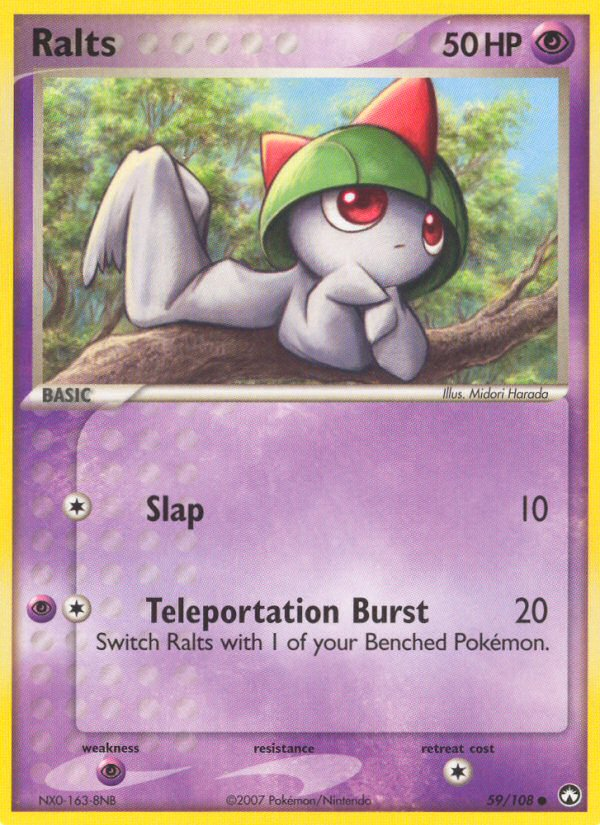 Ralts (59/108) [EX: Power Keepers] | Cracking-Singles