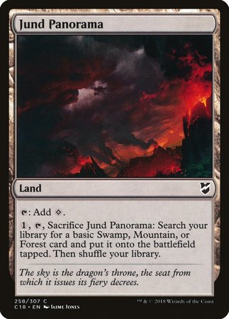 Jund Panorama [Commander 2018] | Cracking-Singles