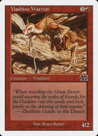 Viashino Warrior [Classic Sixth Edition] | Cracking-Singles