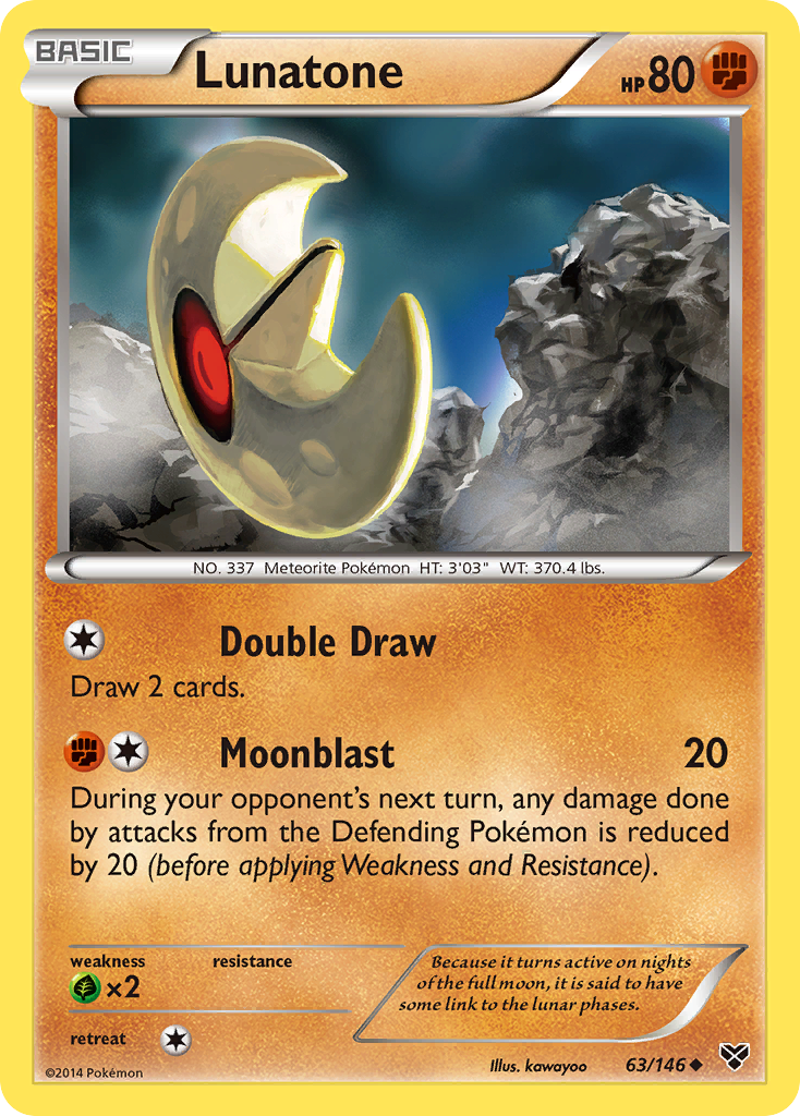 Lunatone (63/146) [XY: Base Set] | Cracking-Singles