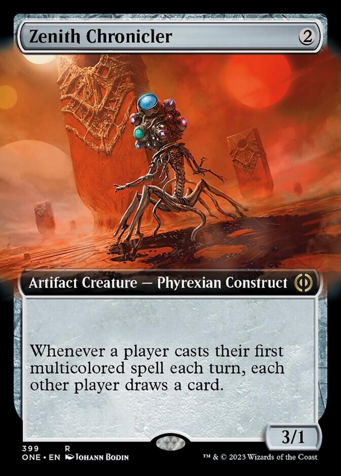 Zenith Chronicler (Extended Art) [Phyrexia: All Will Be One] | Cracking-Singles