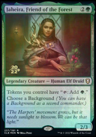 Jaheira, Friend of the Forest [Commander Legends: Battle for Baldur's Gate Prerelease Promos] | Cracking-Singles