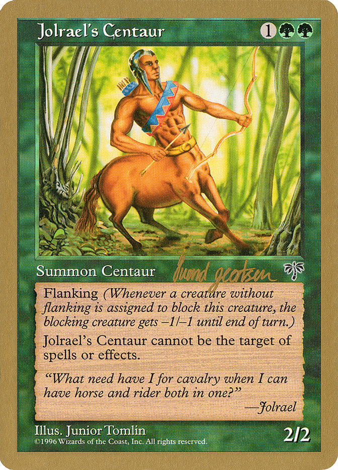 Jolrael's Centaur (Svend Geertsen) [World Championship Decks 1997] | Cracking-Singles