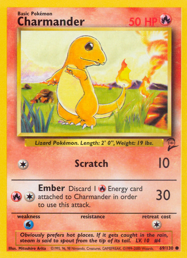 Charmander (69/130) [Base Set 2] | Cracking-Singles