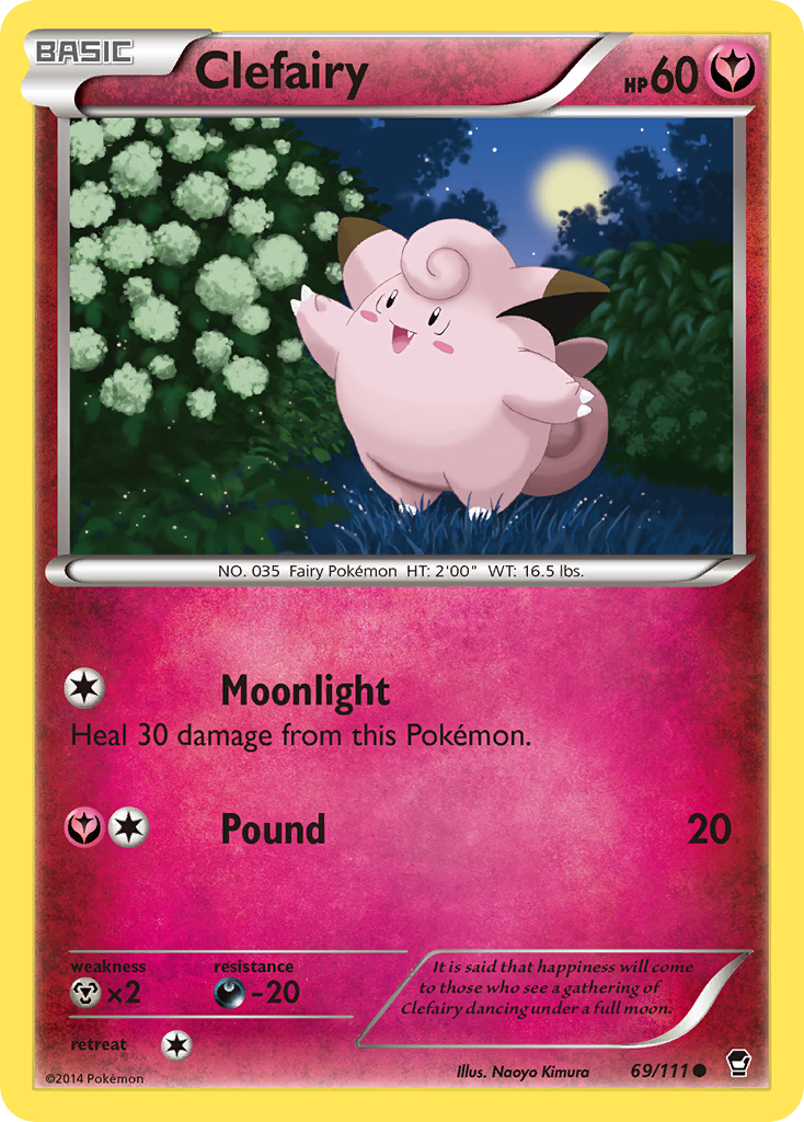 Clefairy (69/111) [XY: Furious Fists] | Cracking-Singles