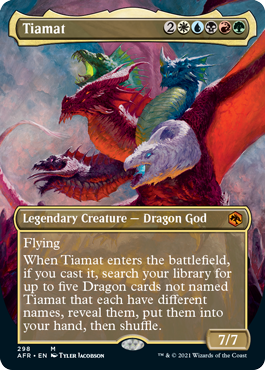 Tiamat (Extended) (Alternative art) [Dungeons & Dragons: Adventures in the Forgotten Realms] | Cracking-Singles