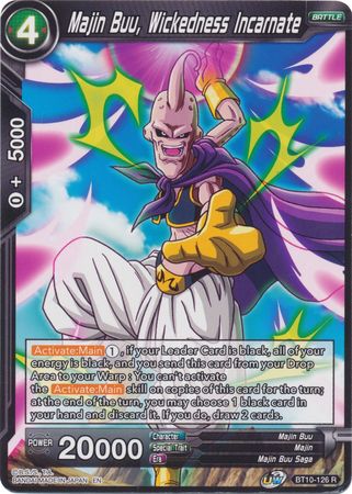 Majin Buu, Wickedness Incarnate [BT10-126] | Cracking-Singles