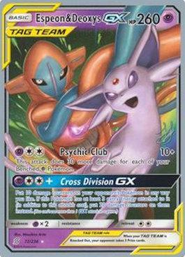 Espeon & Deoxys GX (72/236) (Perfection - Henry Brand) [World Championships 2019] | Cracking-Singles