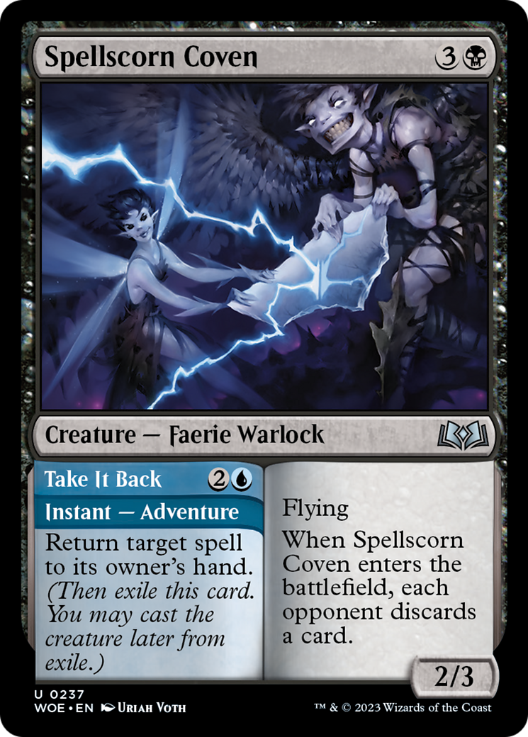 Spellscorn Coven // Take It Back [Wilds of Eldraine] | Cracking-Singles