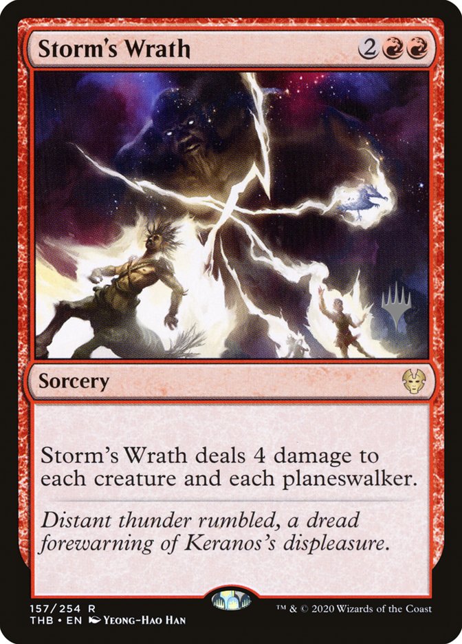 Storm's Wrath  (Promo Pack) [Theros Beyond Death Promos] | Cracking-Singles