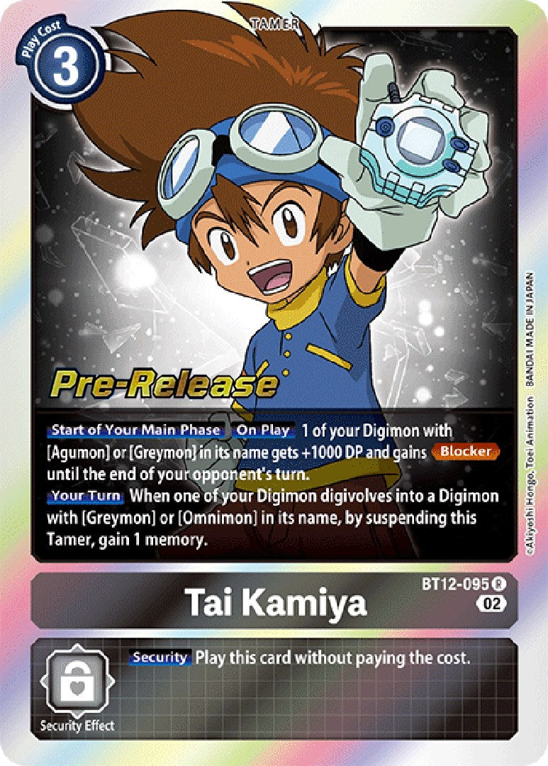 Tai Kamiya [BT12-095] [Across Time Pre-Release Cards] | Cracking-Singles