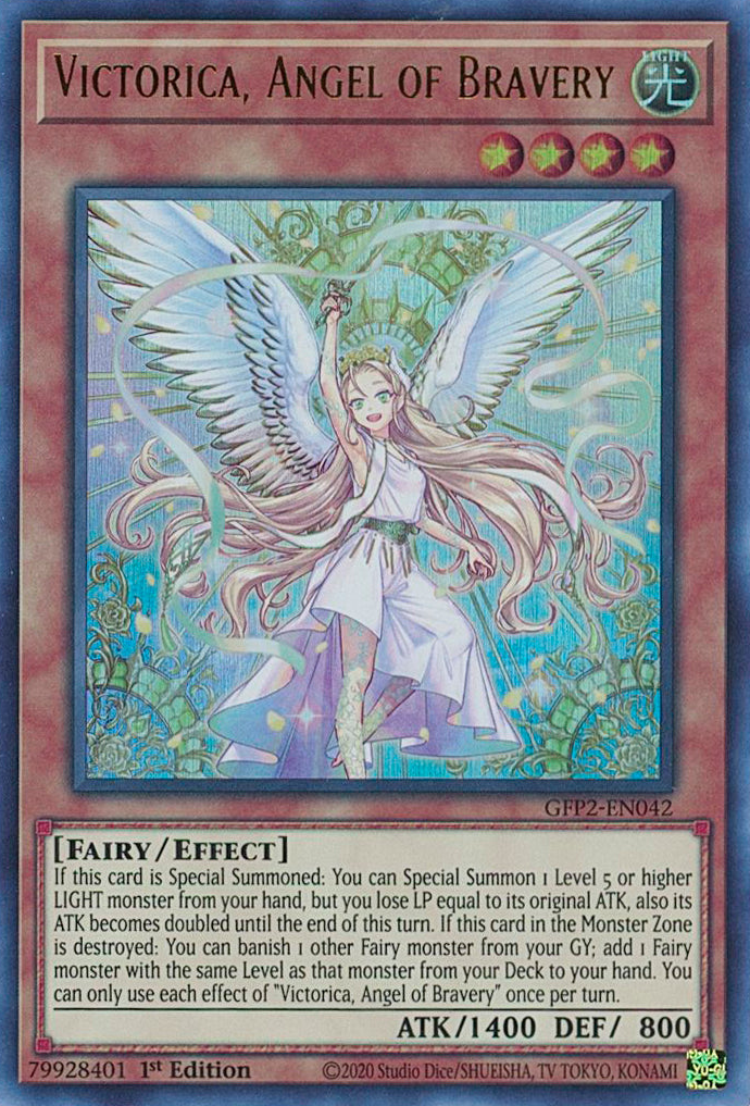 Victorica, Angel of Bravery [GFP2-EN042] Ultra Rare | Cracking-Singles