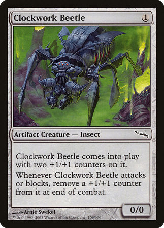 Clockwork Beetle [Mirrodin] | Cracking-Singles