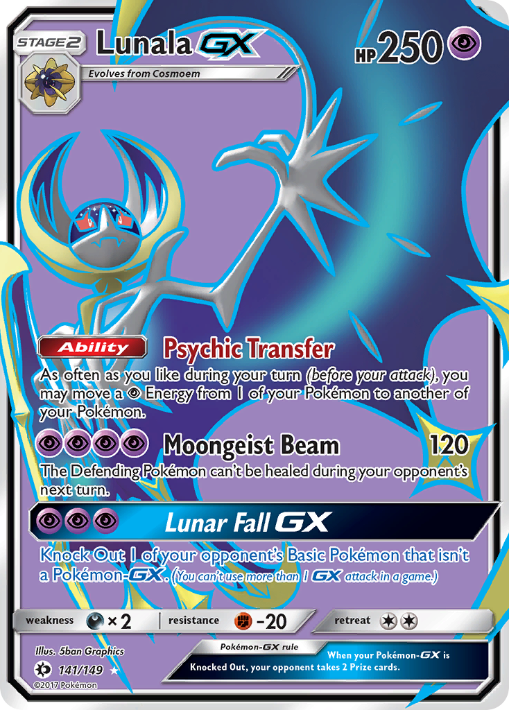 Lunala GX (141/149) [Sun & Moon: Base Set] | Cracking-Singles