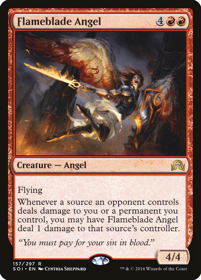 Flameblade Angel [Shadows over Innistrad] | Cracking-Singles