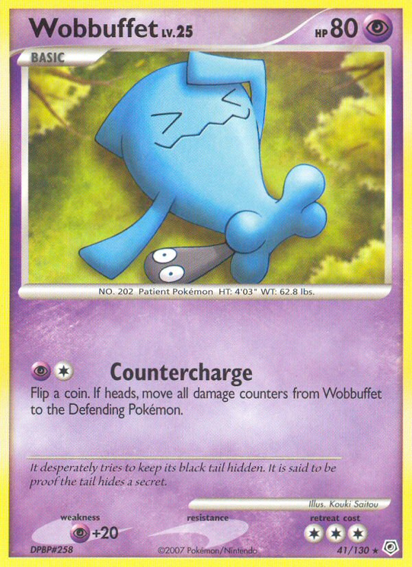 Wobbuffet (41/130) [Diamond & Pearl: Base Set] | Cracking-Singles