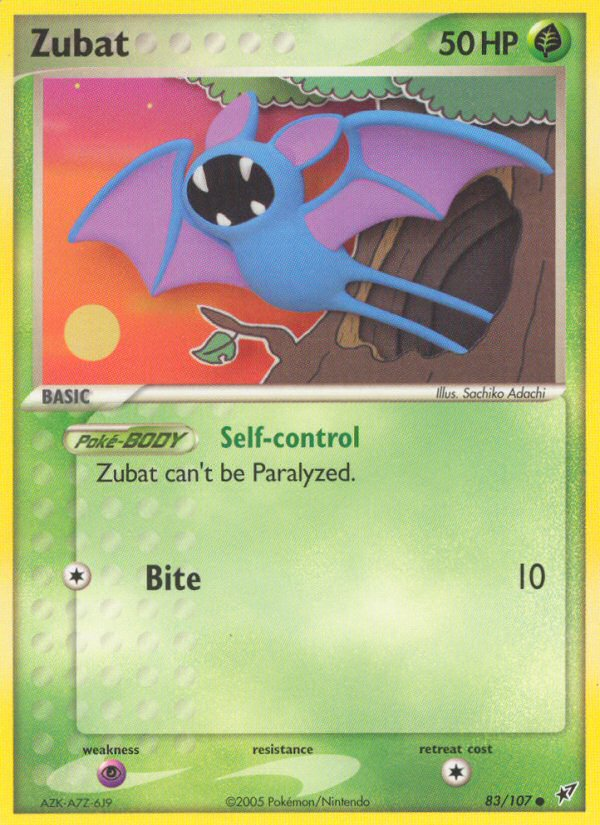 Zubat (83/107) [EX: Deoxys] | Cracking-Singles