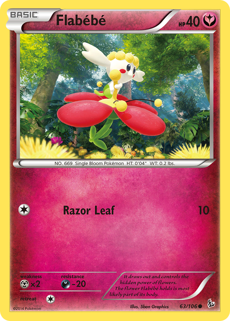 Flabebe (63/106) [XY: Flashfire] | Cracking-Singles