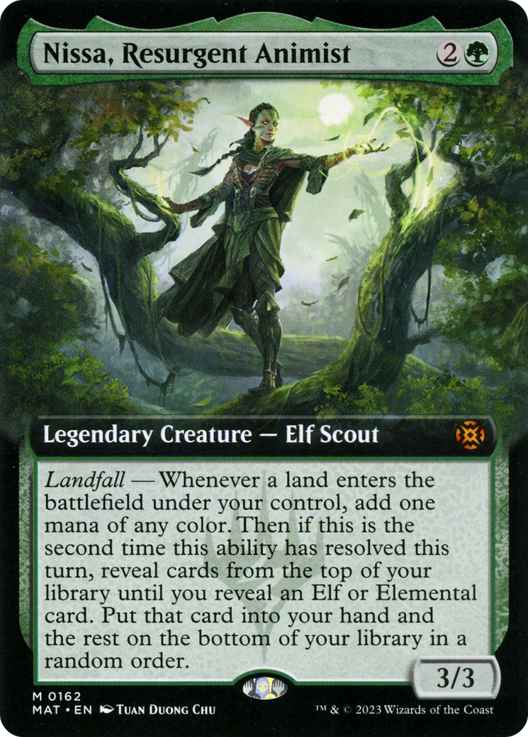 Nissa, Resurgent Animist (Extended Art) [March of the Machine: The Aftermath] | Cracking-Singles