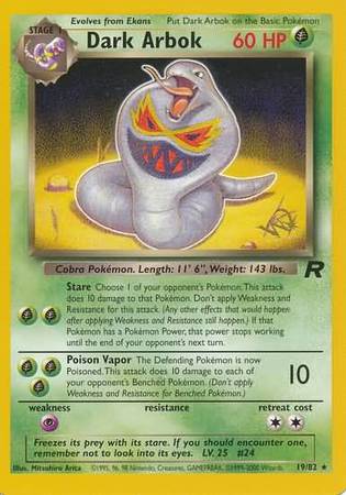 Dark Arbok (19/82) (W Stamped Promo) [Team Rocket Unlimited] | Cracking-Singles