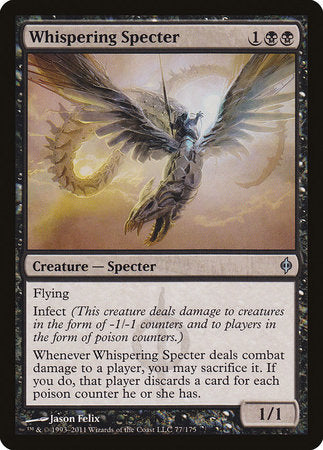 Whispering Specter [New Phyrexia] | Cracking-Singles