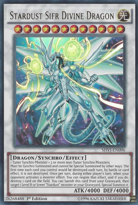 Stardust Sifr Divine Dragon [SHVI-EN096] Ultra Rare | Cracking-Singles