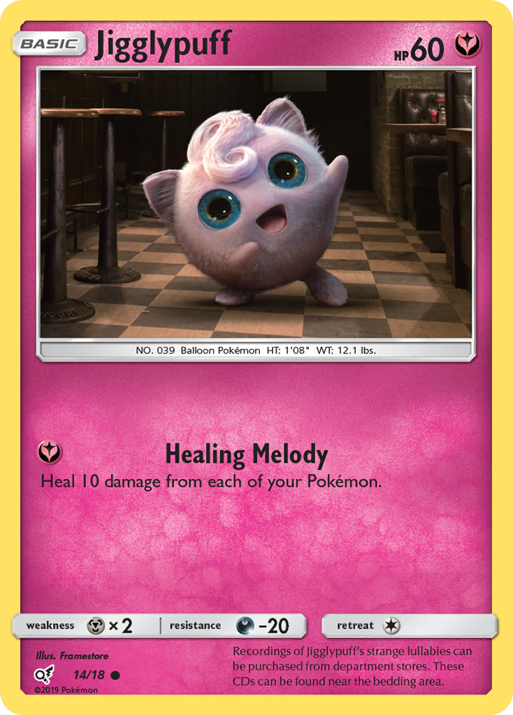 Jigglypuff (14/18) [Sun & Moon: Detective Pikachu] | Cracking-Singles