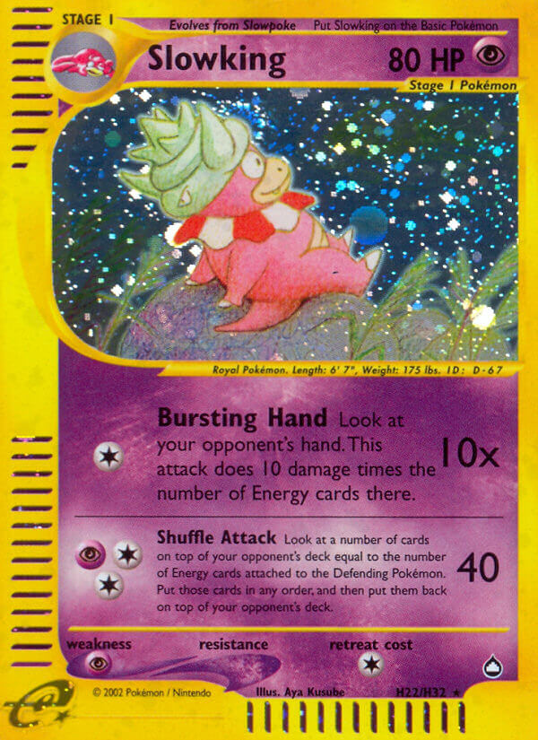 Slowking (H22/H32) [Aquapolis] | Cracking-Singles