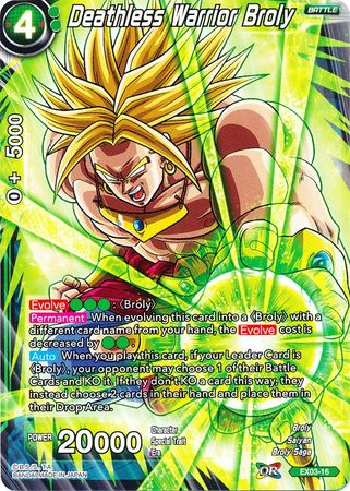 Deathless Warrior Broly [EX03-16] | Cracking-Singles