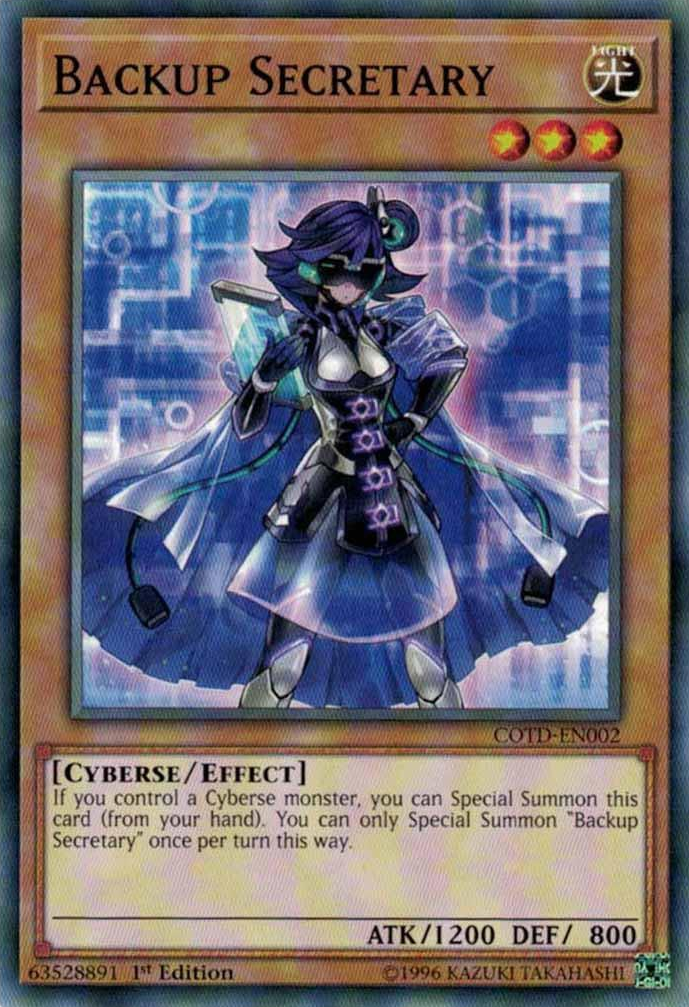 Backup Secretary [COTD-EN002] Common | Cracking-Singles