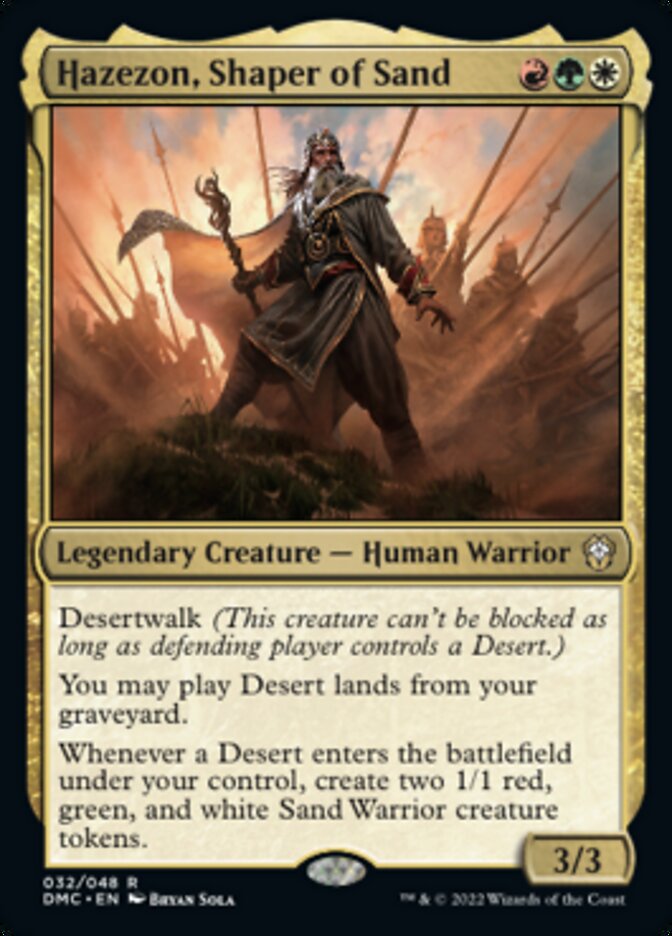 Hazezon, Shaper of Sand [Dominaria United Commander] | Cracking-Singles