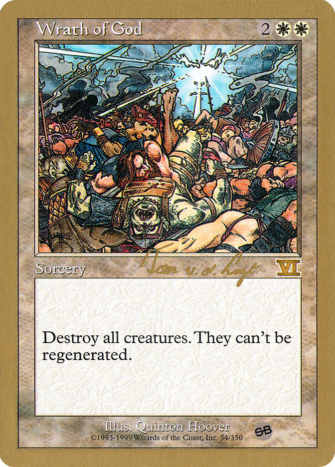 Wrath of God (Tom van de Logt) (SB) [World Championship Decks 2000] | Cracking-Singles