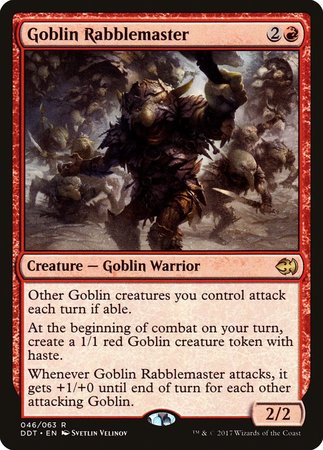 Goblin Rabblemaster [Duel Decks: Merfolk vs. Goblins] | Cracking-Singles