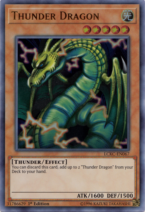 Thunder Dragon [LCKC-EN067] Ultra Rare | Cracking-Singles