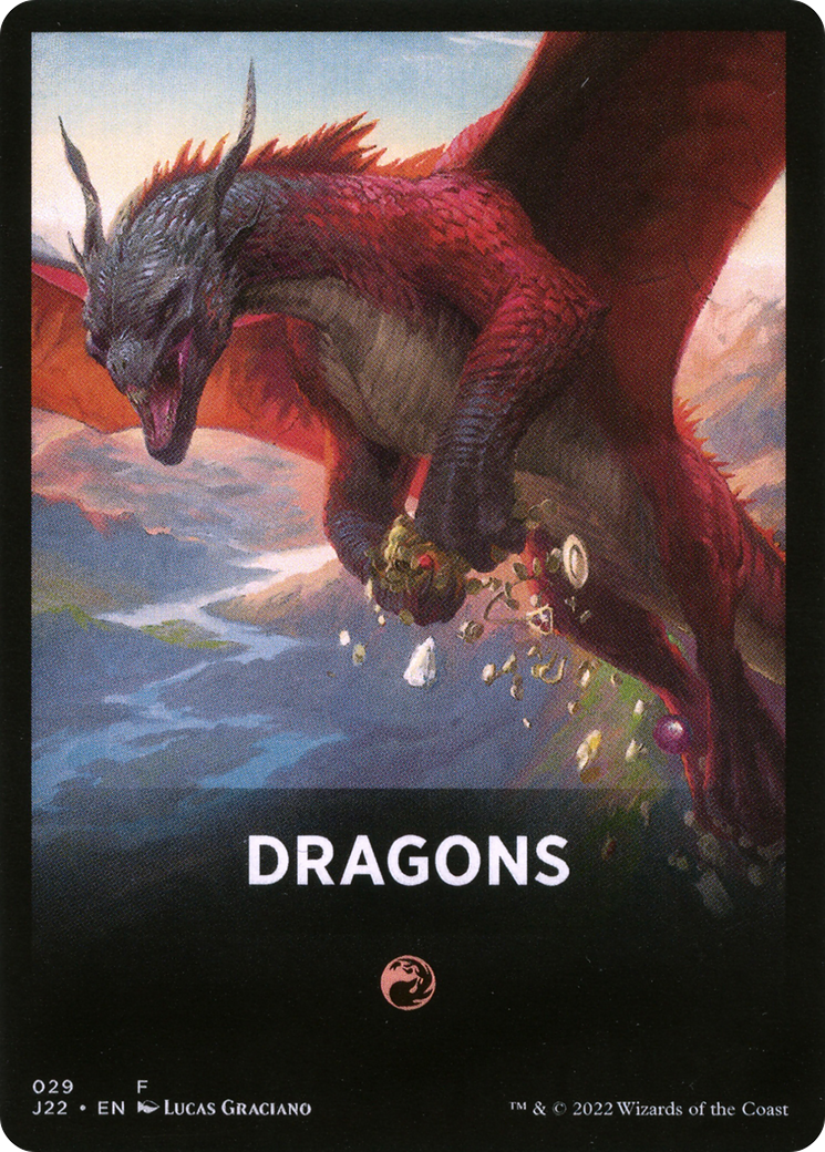 Dragons Theme Card [Jumpstart 2022 Front Cards] | Cracking-Singles