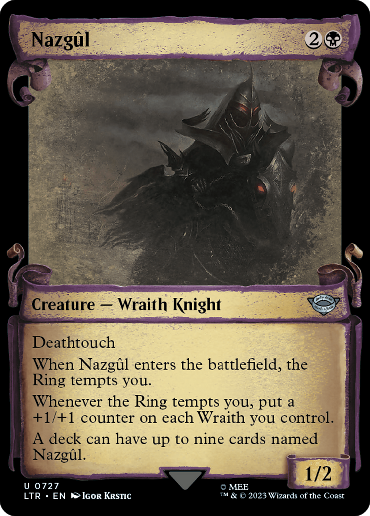 Nazgul (0727) [The Lord of the Rings: Tales of Middle-Earth Showcase Scrolls] | Cracking-Singles