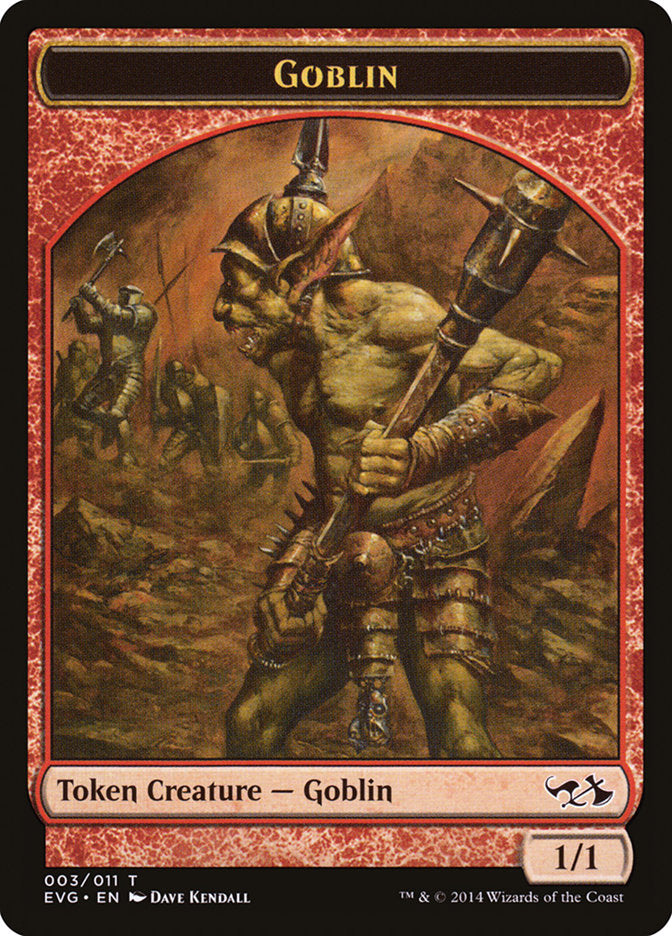 Goblin Token (Elves vs. Goblins) [Duel Decks Anthology Tokens] | Cracking-Singles