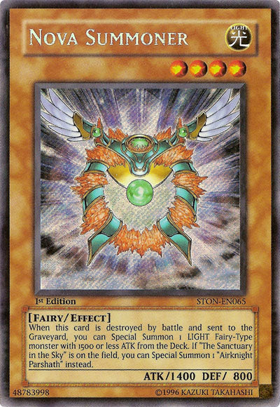 Nova Summoner [STON-EN065] Secret Rare | Cracking-Singles