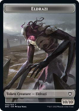 Servo // Eldrazi Double-Sided Token [The Brothers' War Commander Tokens] | Cracking-Singles