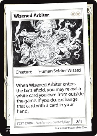 Wizened Arbiter (2021 Edition) [Mystery Booster Playtest Cards] | Cracking-Singles