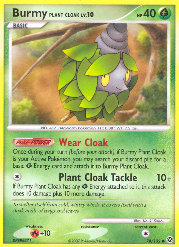 Burmy Plant Cloak (78/132) [Diamond & Pearl: Secret Wonders] | Cracking-Singles