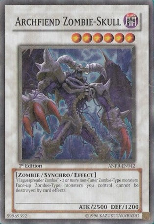 Archfiend Zombie-Skull [ANPR-EN042] Super Rare | Cracking-Singles