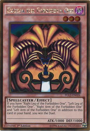 Exodia the Forbidden One [PGL2-EN026] Gold Rare | Cracking-Singles